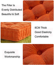 HYLX Cuscino Sedile, Cuscino Sedia, Cuscino Sgabello Rotondo, Cuscino Sedia Floreale Antiscivolo in Cotone Spesso, per Giardino, terrazza Esterna