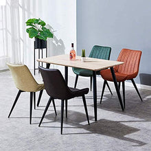 KANULAN Sgabelli Bar Semplice Cucina Dining Chair vestirsi di Pelle Sedie Pianale da Cucina Ufficio Lounge Chair Living Room (Color : Brown)