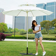 HWF Ombrellone 2,5 Milioni Ombrellone da Giardino, Ombrellone Parasole con Inclinazione, Beach Ombrellone da Giardino Parasole Protezione UPF50+, Ombrellone da Mercato per Balcone/Pesca/Cortile