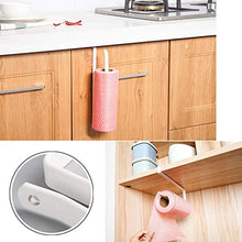 VINFUTUR 2pz Porta Rotoli Cucina Dispenser di Carta da Cucina Porta Tazze da Cucina 6 Ganci Porta Bicchieri