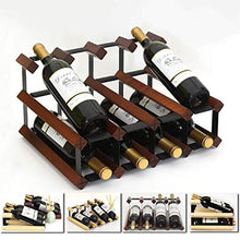 Portabottiglie Legno Metallo Wine Rack |creativo Vino Rack Obliquo |4-8 Capacità Bottiglia |Bottiglie Di Champagne, Vini E Liquori |casa Sala Da Pranzo Soggiorno Armadietto Del Vino Wine Bar Reticolo