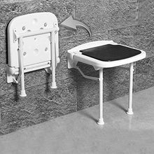 Maniglia Doccia Bilanciata Bar Pieghevole Sgabelli da parete Pieghevoli Sgabelli da doccia a parete Sgabello Sedile Sgabello Pieghevole Scarpe da cambio Pieghevole Sgabello per anziani/Disabili Sedi