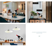 Decorazioni artigianali in resina cervo portabottiglie nordico soggiorno armadietto del vino hotel accessori per la casa Retro misura Blu