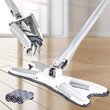 SSAYY Spray Mop Mop in Microfibra Mop A Leva Manuale Regolabile Lavaggio A Mano Senza Mani Utensili per La Pulizia della Casa con Estrusione Manuale A Straccio Manuale