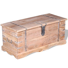 XINGLIEU Baule portaoggetti Marrone, Baule portaoggetti in Legno, Tavolo supplementare, 90 x 40 x 40 cm
