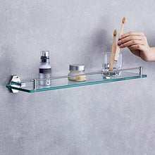 HYJMJJ Great Coat Ganci, Vetro Bagno Scaffale, Anteriore Mensola in Full Rame Specchio, Rack for 1 a Livello di Cosmetici da Bagno Tieni la Grande Vita.