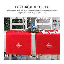 Clip per tovaglia decorativa 7 pz Tovaglia Pesi Pesisca Copertura da tavolo in metallo clip pendente supporto fibbie fai da te Panno appeso Picnic Table Cover Decorazione per la festa nuziale pic-nic