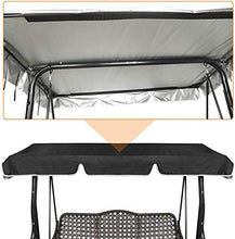 SXMY Dondolo di Ricambio per Dondolo da Giardino, Copertura per Soffitto Battente Cortile Esterno per Giardino, Esterno, Patio, Yard, Seat,003,142 * 120 * 18cm