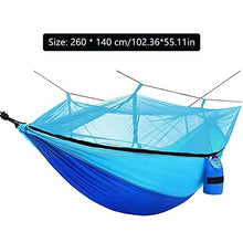 MiOYOOW - Amaca da campeggio in nylon paracadute, per interni ed esterni, portata fino a 500 kg
