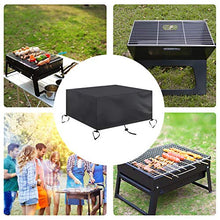 ValueHall Copertura per Braciere Rettangolare Copertura Quadrata per Braciere da Giardino Fire Pit Cover Tessuto Oxford Copertura del Pozzo del Fuoco V1C06 (84 x 84 x 44cm)