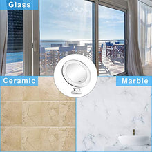 deweisn Specchio per Trucco con Ventosa -Montaggio a Parete, Ingrandimento 10X Specchio da Bagno LED Illuminato Portatile Rotazione 360 ° per Viaggio, Cosmetici e Rasatura, Batterie e USB