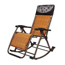 Sedia a dondolo da giardino pieghevole reclinabile per esterni, regolabile, sedia a dondolo a gravità zero (colore: D)