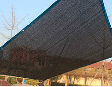 Mitef 90% di ombreggiatura Sunblock Shade Cloth net per serra da giardino balcone, isolamento termico net con rete Gromments, resistente ai raggi UV, nero