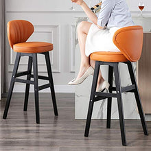 XINGLEI Sgabelli da Bar, Sgabello da Bar ad Altezza Fissa, Sedia Imbottita con Schienale Medio per Una Seduta ergonomica Alta, sedie con Base in Metallo Resistente per bancone Bar