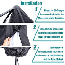 UKEER Copertura per Ombrellone 265CM Fodera Protettiva per Ombrellone, Impermeabile Copriombrellone Coperture per Ombrelloni 210D Oxford Anti-UV con Asta Telescopica
