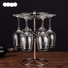 Nilican, portabicchieri da vino rosso per bar, ristorante, supporto a spirale autoportante supporto a testa in giù appeso tazza organizzatore display