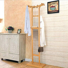 LIPENLI Armadio Semplice Armadio in Legno massello Armadio Facile da Appendere su Un Terreno Sciolto (Color Legno)