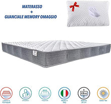 Farmarelax, Kit materasso singolo, 80x190, h19 cm, più cuscino memory in regalo, guanciale in omaggio, antibatterico, imbottitura in fibra ipoallergenica, 100% Made in Italy, Ecokit