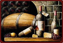 Targa in metallo, 20 x 30 cm, curva, cantina di vino, vino, decorazione regalo