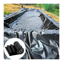 GDMING Fodere per Laghetto, Protezione Solare Rinforzata Resistenza alla Perforazione HDPE Geomembrana Plastica Panno Impermeabile per Giardino Piscine Paesaggistiche, 44 Taglie