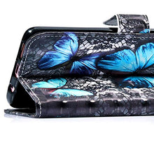 Saceebe Compatibile con Huawei Y5 2018 Custodia Pelle Cover a Libro 3D Custodia in Pelle con Cordino Portafoglio Flip Case PU Custodia Pelle Cover Protettivo Bumper Morbido,Farfalla#5