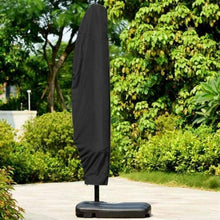 Neverland 280 CM Coperture per Ombrelloni ombrellone Banane Parasole Esterno 210D Oxford Nero Anti-UV Anti-Polvere con Zip