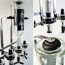 HONUTIGE - Distributore di vino a 4 bottiglie, con supporto da parete per bottiglie di liquori, a molla a testa in giù, dispenser di liquori, porta bevande ottiche, per casa, bar, KTV, night club