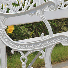 Panchina Da Esterno In Legno Massello, Panchina Da Giardino In Cortile Con Schienale E Braccioli, Panca Da Giardino Con Struttura In Acciaio Anticorrosione E Antiruggine, Che Può Ospitare 2-3 Person