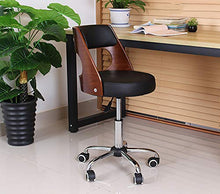 SHPEHP Sedia da disegno Sgabello con ruote, pelle PU con cuscino posteriore e ruote Sgabelli da bar girevoli Reception per ufficio Sgabello da bar Sgabelli da bar Sedia da pranzo-Green