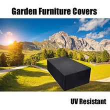 Fodere per mobili da giardino impermeabili 230x165x80cm, fodere per set di mobili da esterno, fodere per sedie da tavolo, tessuto Oxford 210D / 420D, antipioggia pioggia e neve antivento, anti-UV