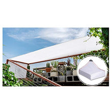 JIANFEI Balcone Frangivista Telo Privacy, All'aperto Giardino Protezione UV Panno Ombra Casa Tessere Maglia Protezione Copertina, 56 Dimensioni Personalizzabile (Color : White, Size : 1x10m)