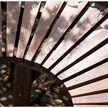 Giardino Esterno Panchina da Giardino,Anticorrosivo In Legno Massello Cortile Balcone Panchina Terrazza Fioriera,Sedia da Veranda Resistente Alle Intemperie,Per Panchine Decorative da Prato