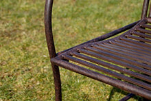 Esclusiva Panca da giardino Cielo, seduta ergonomica, Sella in un nuovo design e molto stabile in metallo