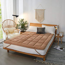 QVIVI Materasso Futon, Pieghevole Materassi Letto Futon Addensato Materasso da Campeggio Portatile Morbido Tatami Antiscivolo Dormitorio Studente Pad 1.2 * 2M