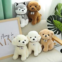 YiXing, 1 pezzo 22/30/40 cm simulazione Akita Bichon Boxer Bulldog barboncino carino cane razza peluche per bambini regalo farcito bambola morbida (colore : 4, altezza: 20cm)