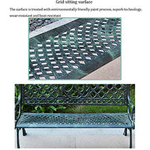 Schienale da giardino per esterni, panchine e file di sedie in ferro battuto, panchine per terrazze con braccioli, decorazioni per la casa, sedute per parchi divertimenti, per portici / parchi / cor