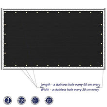 LSXIAO-Balcone Protezione Balcone Protezione Rete di Protezione Privata Schermo del Vento 95% di tonalità con La Corda Libera Copertura for Terrazza da Giardino, 54 Dimensioni