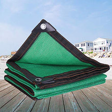 KTYX Shading Rete, Ispessito,Heavy-Duty All'aperto Piante Grasse Terrazza Fiorita UV-Resistenti E Traspiranti, 23 Formati,Verde,7x8m