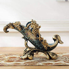ZLJ Retro Bronzo Salotto Europeo Desktop Portico Decorazione partizione Decorazione portabottiglie Vino Creativo Bar Vino Fantasma Decorazione vetrinetta Elegante e Bella