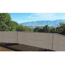 YUNSHAO Recinzione Copertura per Balcone Protezione della Privacy Schermo in Polyster Senza Viti Permeabile per Estate ed Inverno Opaco,90 x 500cm