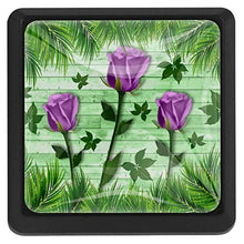 Rosa viola 3 PCS Pomelli per Porta, Pomolo per Mobile, Pomelli per Mobili con Viti, Maniglia per Armadietto, Pomelli per Porta, Pomelli per Cassetti per Porta, Armadio, Cassetto e Credenza