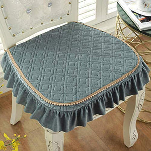 XHNXHN Cuscini per sedie da Pranzo Spessi Europei, Cuscini per sedili Corti in Peluche Cuscini per sedili per Esterni Antiscivolo per Interni Decorazioni per la casa Cuscini per sedie Lavabili con