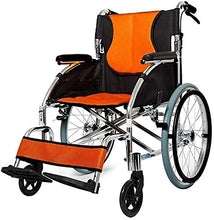 Carrozzine Semoventi, Trolley da Viaggio Portatile Transit Scooter per Anziani, Pieghevole Portatile Lega di Alluminio Superleggera Anziani/Disabili Sedia da Trasporto Semovente Senior/Disabili S