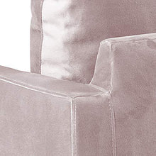 Amazon Brand - Movian Eli - Divano a 3 posti, 85 x 200 x 83 cm (Lu x La x A), rosa polvere - Arredi Casa