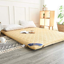 CVNJSKDKH Tatami Tappetino, Tappetino Futon coprimaterasso Tradizionale futon Giapponese Queen Size Standard Dimensione Dorm (Color : Yellow, Size : 120x200cm(47x79inch))