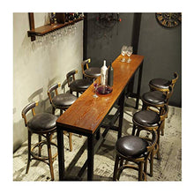 Sgabello da bar LF- Retro industriale Wind Cafe Tea Shop High Sgabelli contro la parete alti sgabelli bar tavoli e sedie Semplicità (dimensioni: 40 cm x 40 cm x 89 cm)