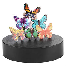 Raguso Scultura educativa personalità Magnetica Artigianato in Metallo Modello da scrivania Farfalla da Tavolo Magnetica per Giocattolo da Tavolo Home Office(Color Butterfly)