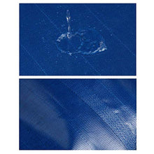 MHBGX Telone Impermeabile per Esterni Resistente, Riparo per Protezione Solare a Terra in Tessuto Bifacciale in Pvc,Blu,5.9X3.8M