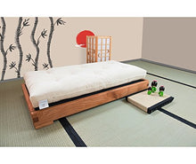 Vivere Zen - Lettino montessoriano Artigianale per Bambini - Akachan + Futon e Tatami Inclusi - Misure EST. 66x126 - Misura INT. 60x120 + Futon e Tatami