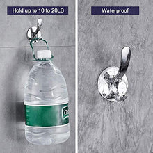Hossom 3pcs Appendi Accappatoio Ganci Uncini Per Accappatoio Asciugamano, Gancio A Muro Nastro Biadesivo Cromato Acciaio Inox Gancio a Ventosa Senza Trapano Per Bagno Cucina Organizzare
